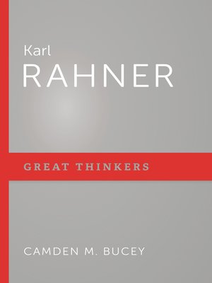 cover image of Karl Rahner
